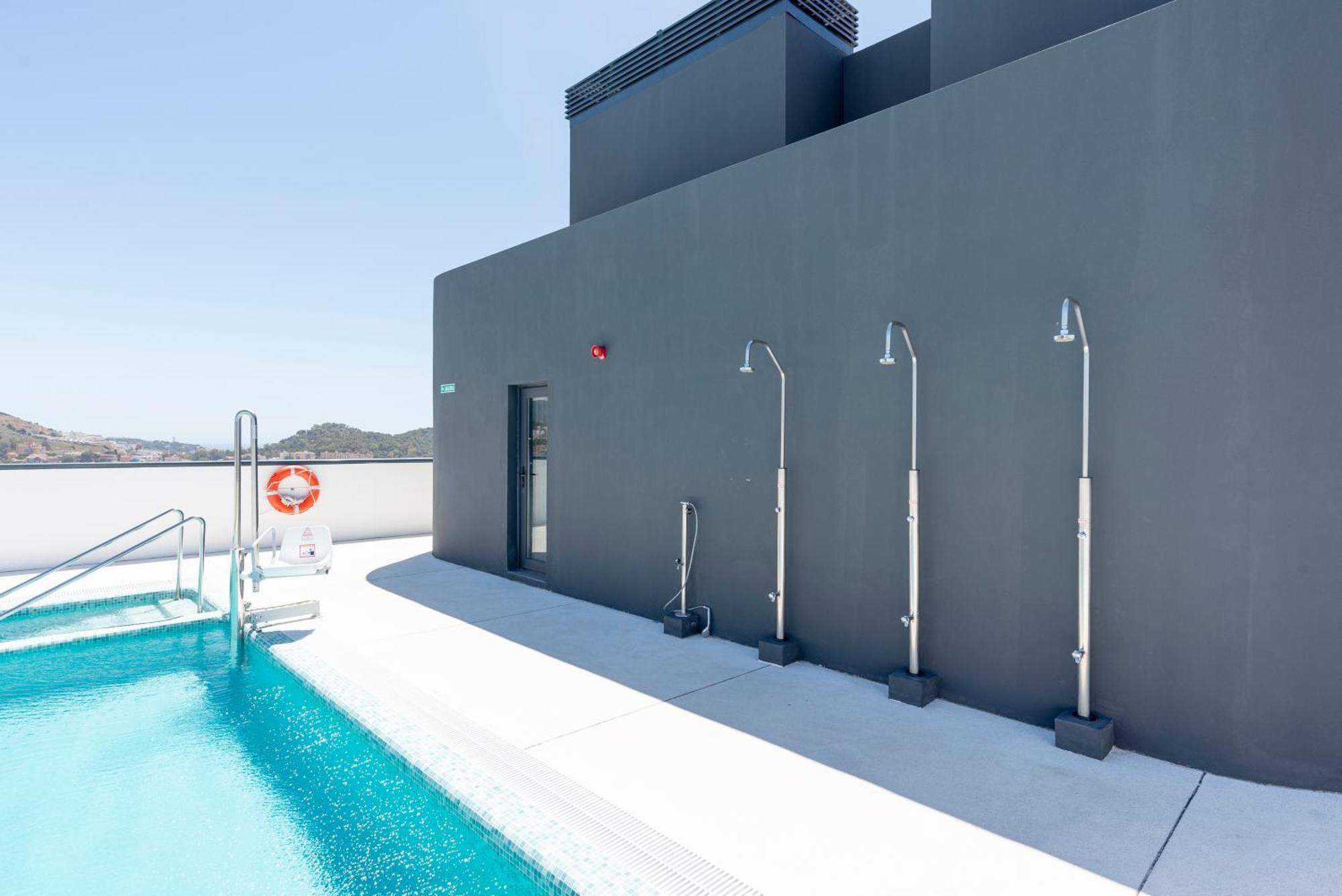 Apartamento Skyline Rooftop Pool & Coworking By Ele *